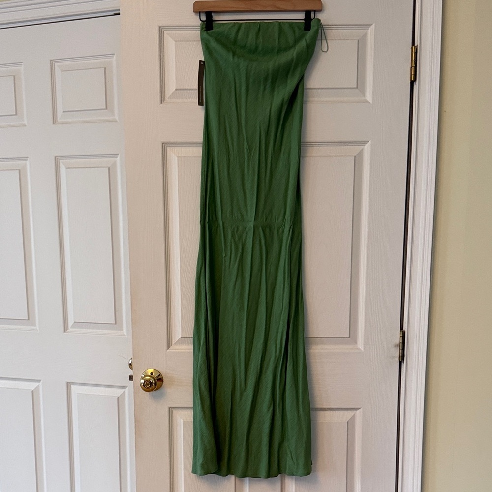 NWT Anthropologie Green Maxi Dress